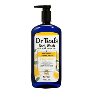 Dr Teal's Pure Epsom Salt Prebiotic & Lemon Balm Body Wash 710ml
