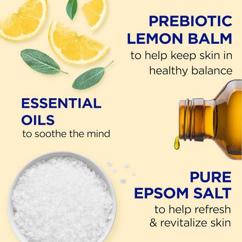 Dr Teal's Pure Epsom Salt Prebiotic & Lemon Balm Body Wash 710ml