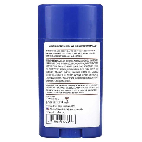 Dr Teal's Coconut Oil Aluminum Free Deodorant Stick 75g