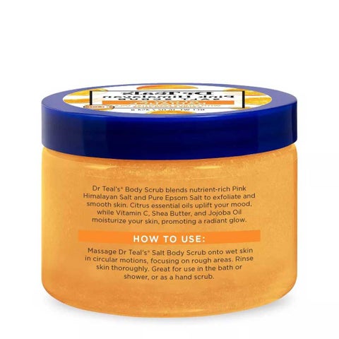 Dr Teal’s Pink Himalayan Glow & Radiance Salt Scrub 454g