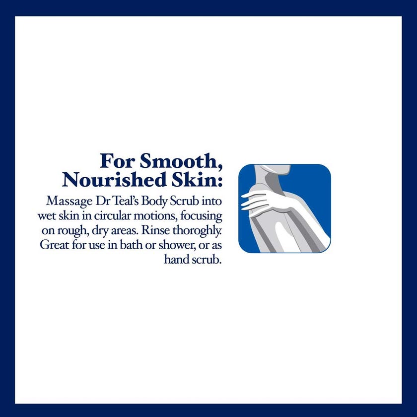 Dr Teal's Epsom Salt Nourish & Protect Coconut Oil Body Scrub 454g