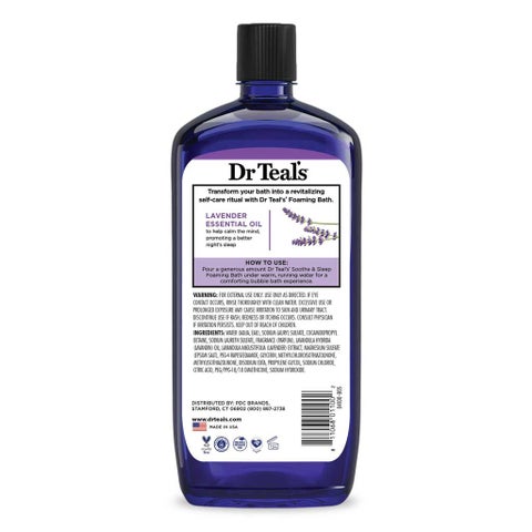 Dr Teal's Soothe & Sleep With Lavender Foaming Bath 1000ml