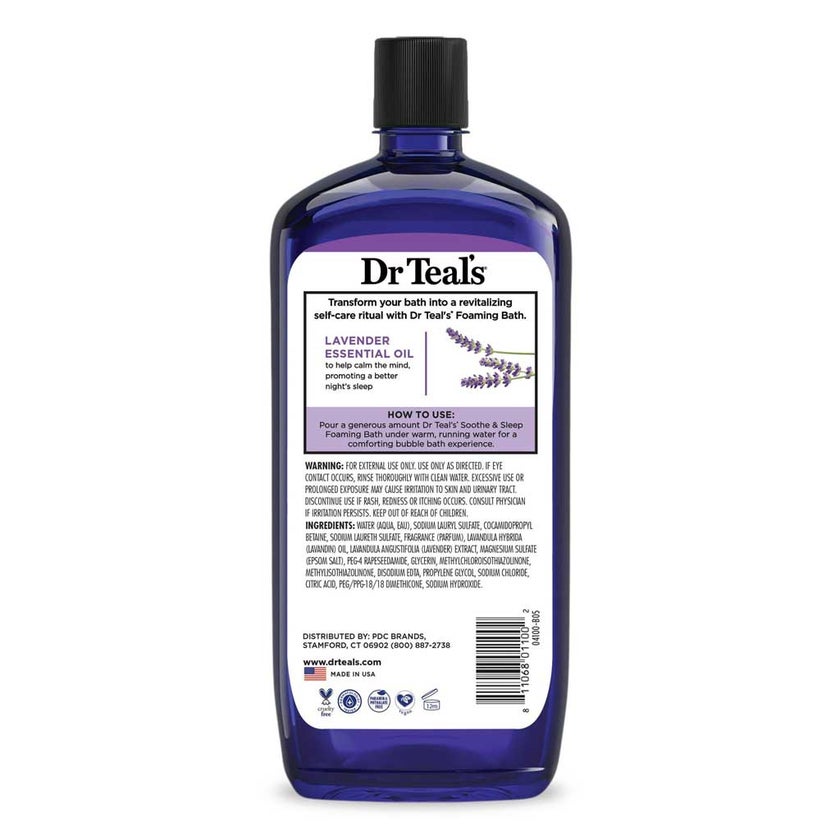 Dr Teal's Soothe & Sleep With Lavender Foaming Bath 1000ml