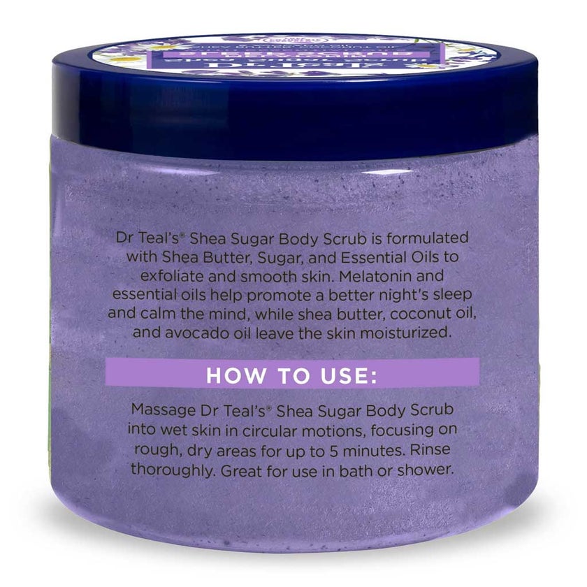 Dr Teal's Shea Sugar Melatonin Body Scrub 538g
