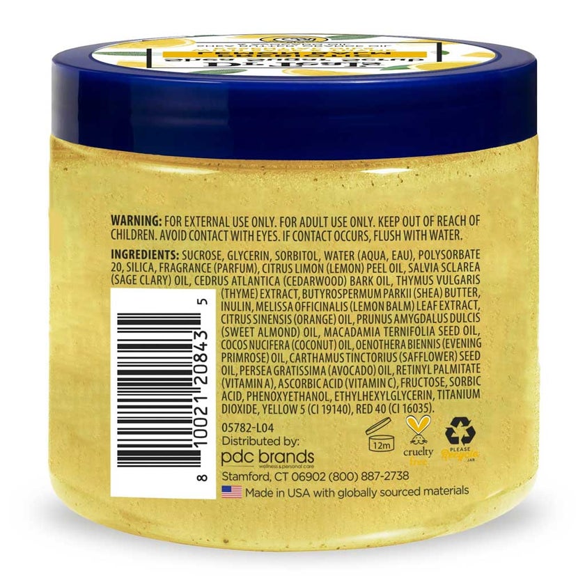 Dr Teal's Shea Sugar Prebiotic Lemon Balm Body Scrub 538g