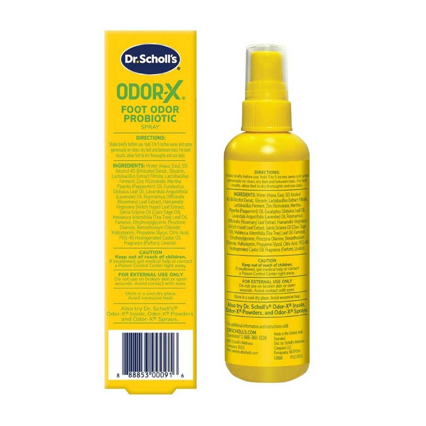Dr. Scholl's Odor-X Probiotic Foot Spray 118ml
