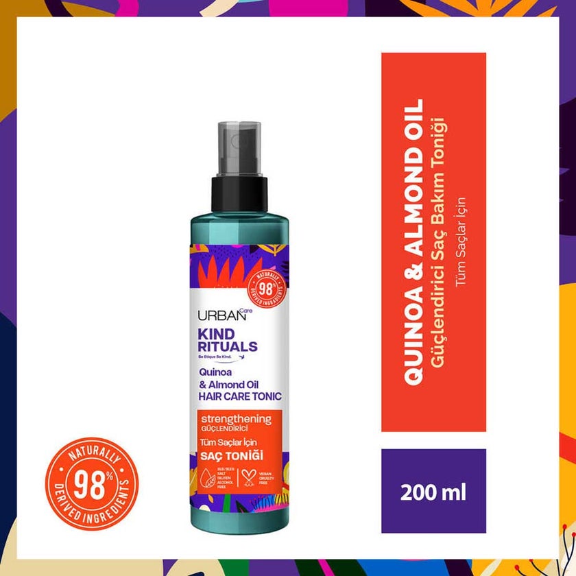 Urban Care Kind Rituals Quinoa & Almond Oil Hair Tonic 200ml
