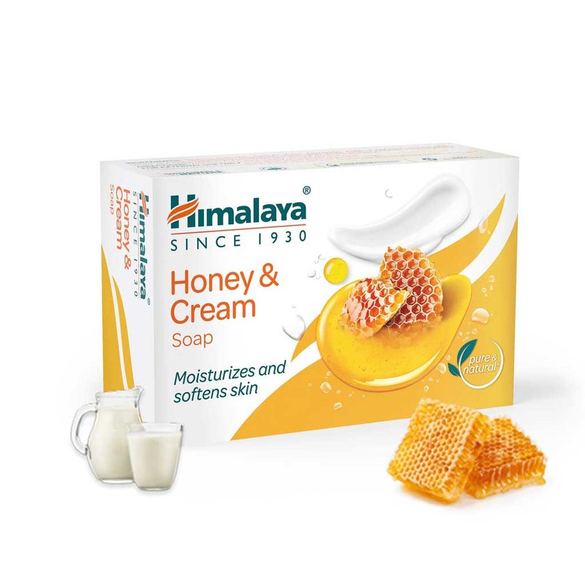 Himalaya Cream & Honey Nourishing Soap 125g, Pack of 6