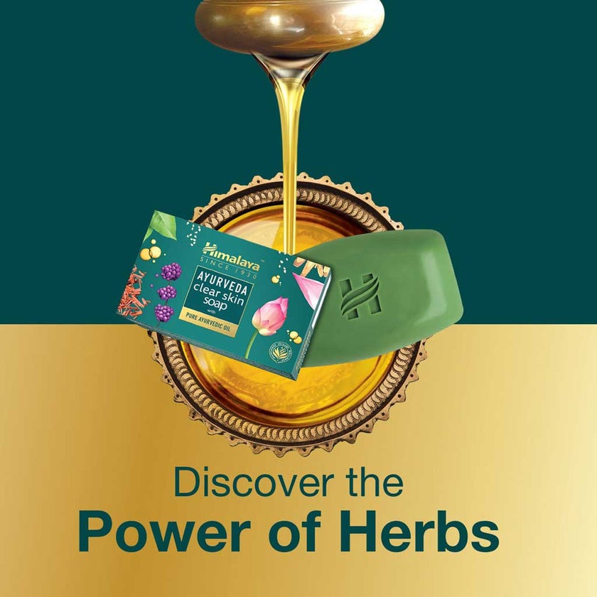 Himalaya Ayurveda Clear Skin Soap 125g, Pack of 4