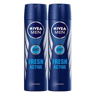 Nivea Men Fresh Active Deo Spray 150ml, Pack of 2