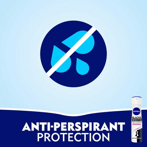 Nivea Women Black & White Deo Spray - 150ml x 2