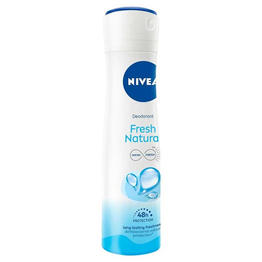 Nivea Women Fresh Natural Deo Spray 150ml, Pack of 2