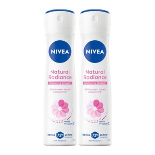 Nivea Women Natural Radiance Deo Spray 150ml, Pack of 2