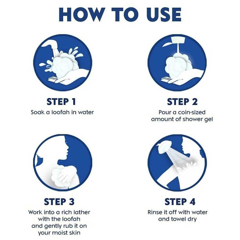 Nivea Waterlily & Oil Shower Gel 250ml, Pack of 2