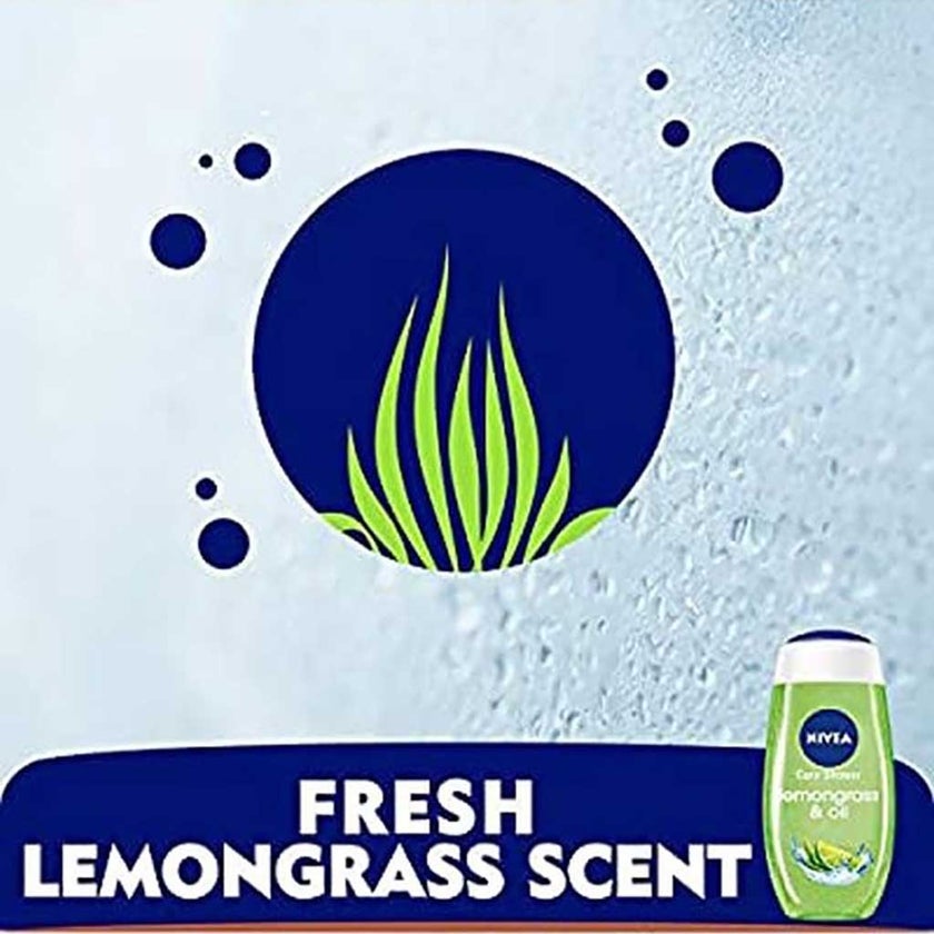 Nivea Lemongrass & Oil Shower Gel 250ml, Pack of 2