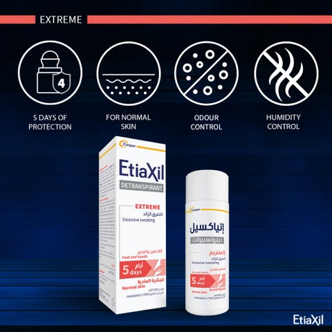 Etiaxil Detranspirant 5-Days Hands & Feet Excessive Sweating Lotion 100ml