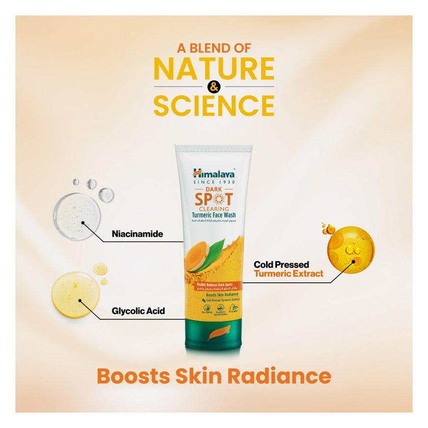 Himalaya Dark Spot Clearing Turmeric Face Wash 100ml