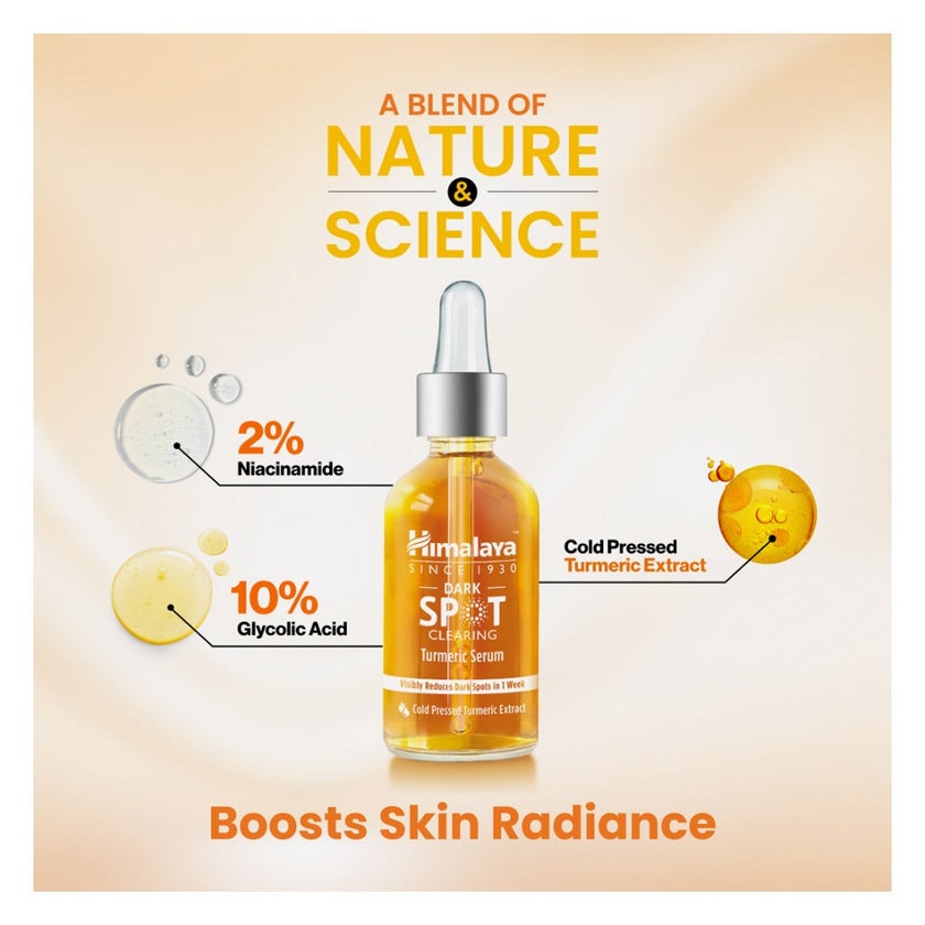 Himalaya Dark Spot Clearing Turmeric Face Serum 30ml