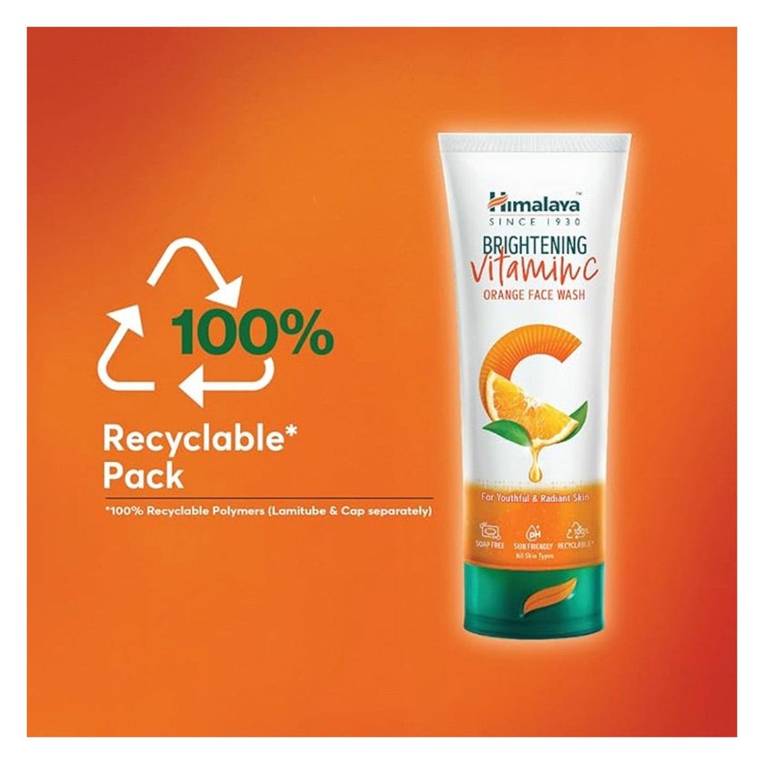Himalaya Brightening Vitamin C Orange Face Wash 100ml