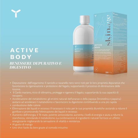 Skinage Active Body Detox Drinkable Liquid 500ml