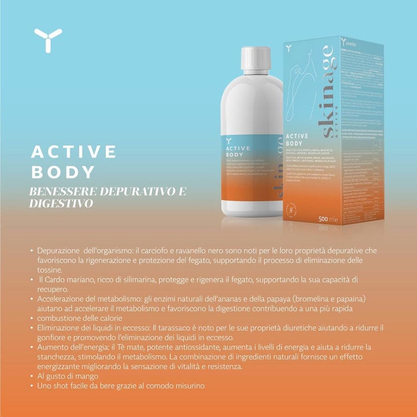 Skinage Active Body Detox Drinkable Liquid 500ml