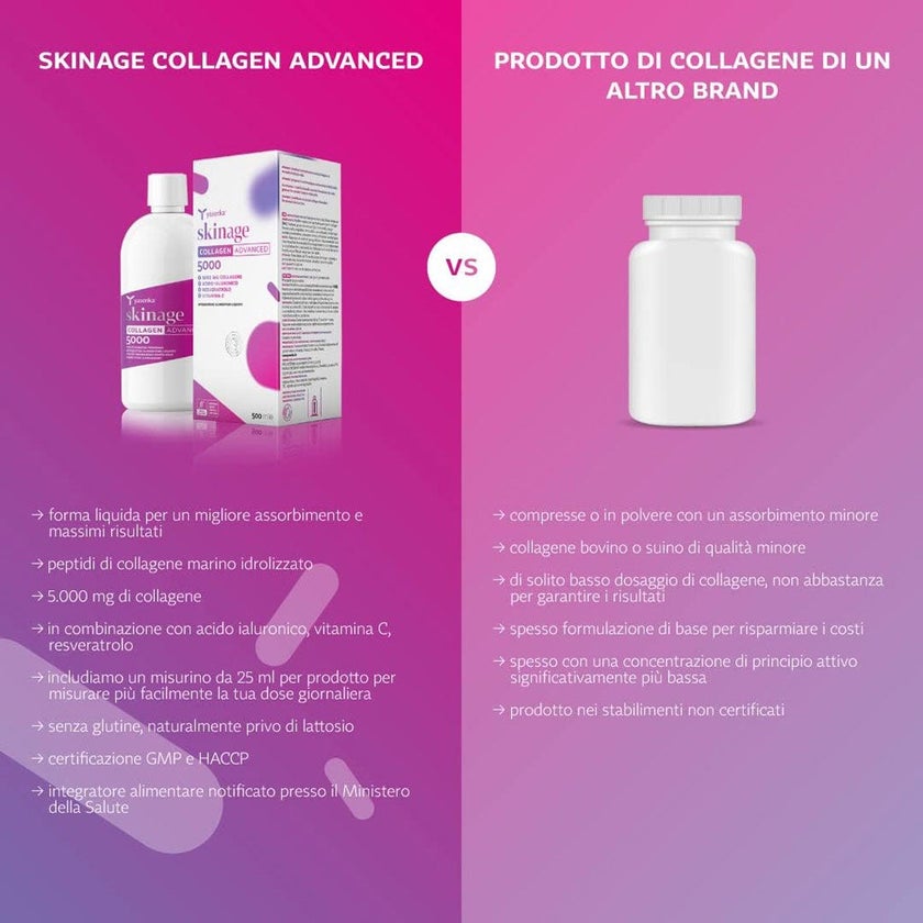 Skinage Collagen Advanced 5000mg Drinkable Liquid 500ml