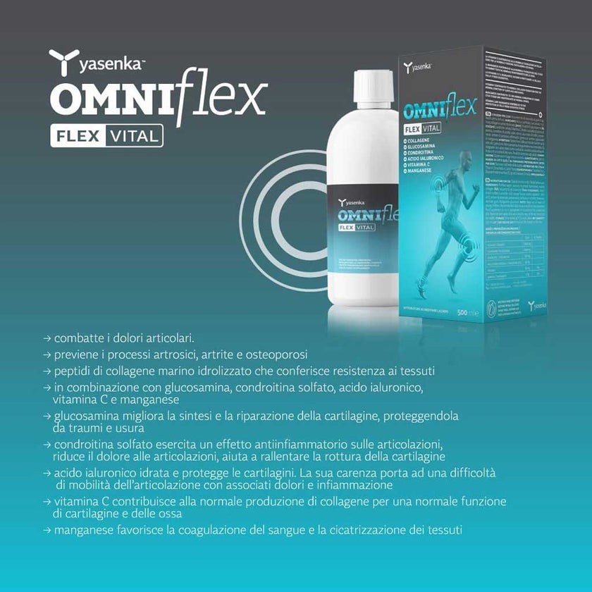 Skinage Omniflex Flex Vital Liquid Nutritional Supplement 500ml