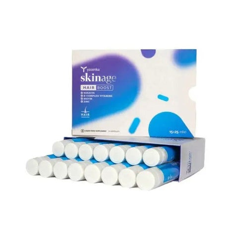 Skinage Hair Boost Drinkable Ampoule 25ml, Pack of 15's