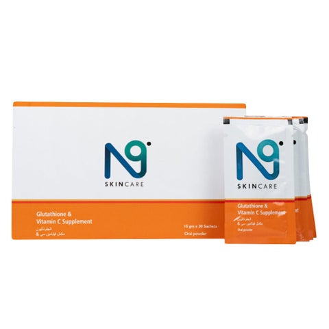 belo glutathione ingredients Rowan Bioceuticals No.9 & Vitamin C Sachets 15g, Pack of 30's Can Glutathione Cause Missed Select a Size:30 Capsules treatments