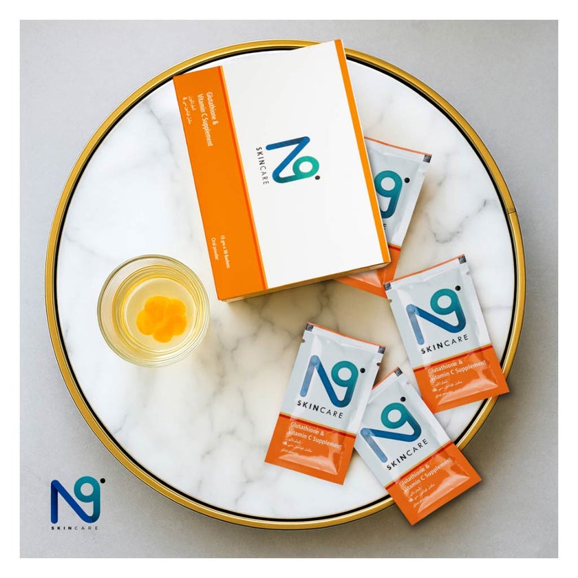 Rowan Bioceuticals No.9 Glutathione & Vitamin C Sachets 15g, Pack of 30's