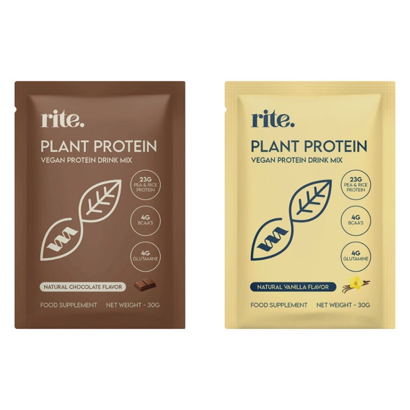 Rite Plant Protein Drink Mix Discovery, Pack of 6's