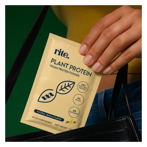 Rite Plant Protein Drink Mix Discovery - 6 Sachets (Vanilla + Chocolate)