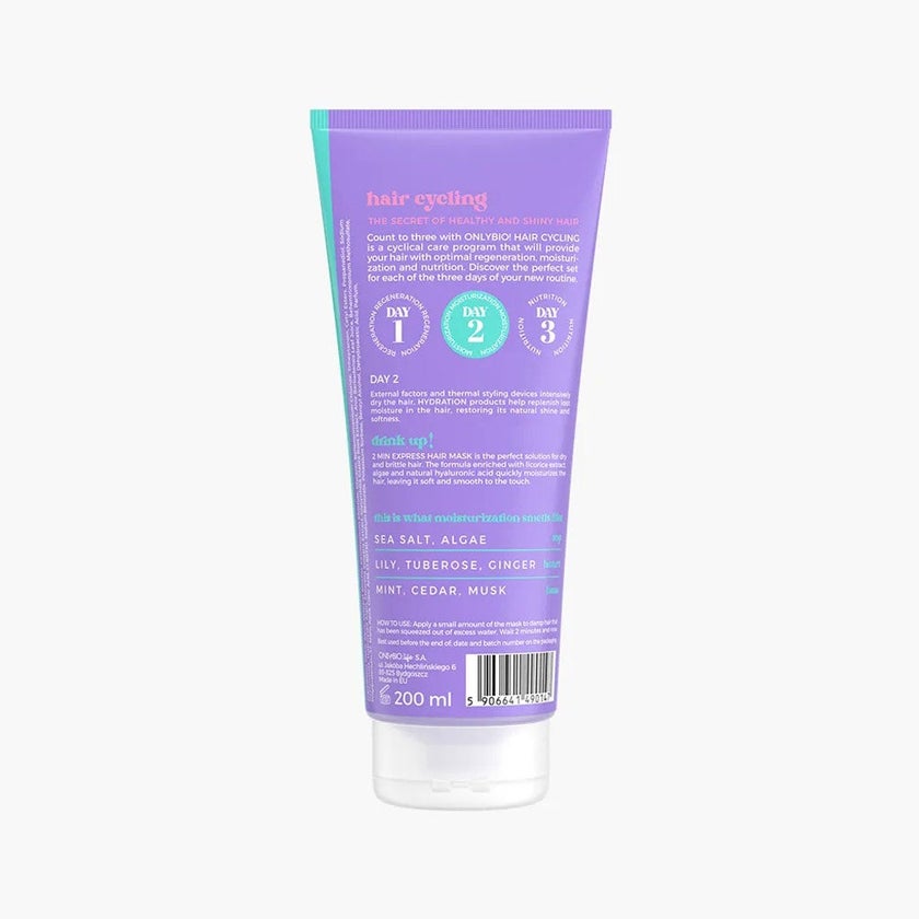 OnlyBio Hair Cycling Hydration 2 Minutes Express Hair Mask 200ml