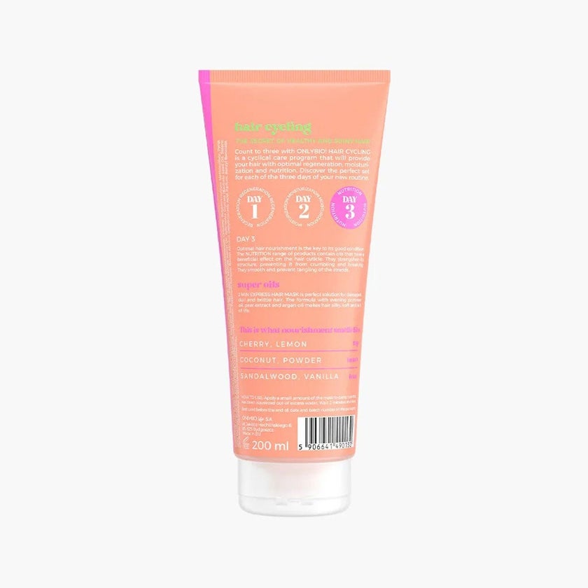 OnlyBio Hair Cycling Nutrition 2 Minutes Express Hair Mask 200ml