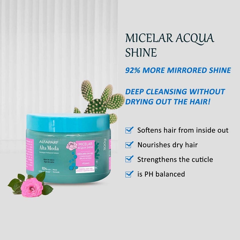 Alfaparf Alta Moda Micellar Acqua Shine Hair Mask 300g