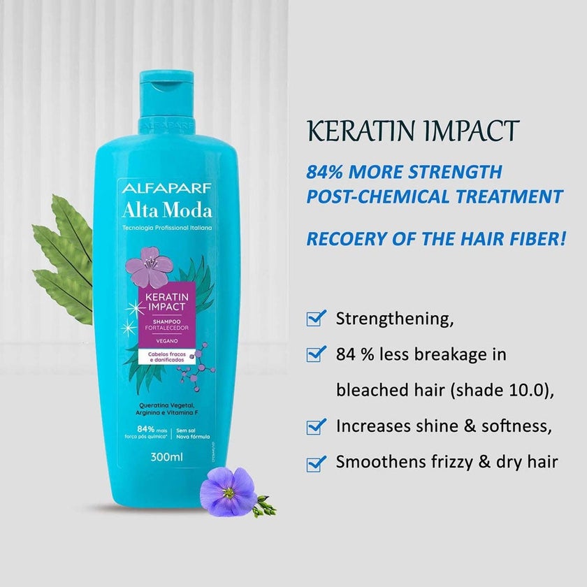 Alfaparf Alta Moda Keratin Impact Shampoo 300ml