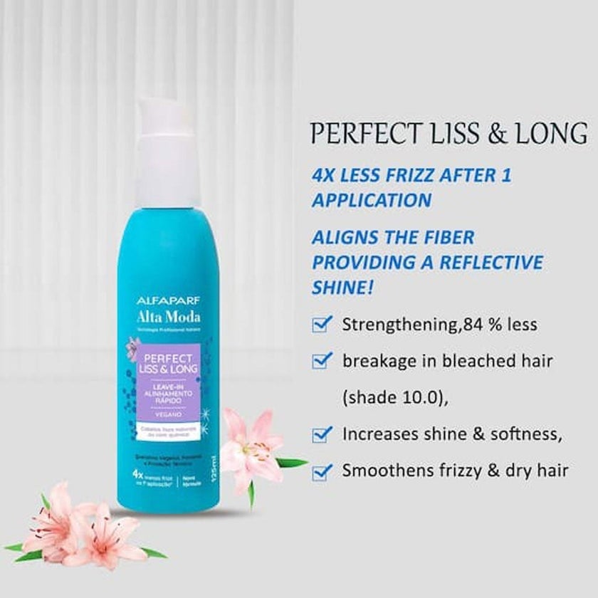Alfaparf Alta Moda Perfect Liss & Long Leave-In Hair Spray 125ml