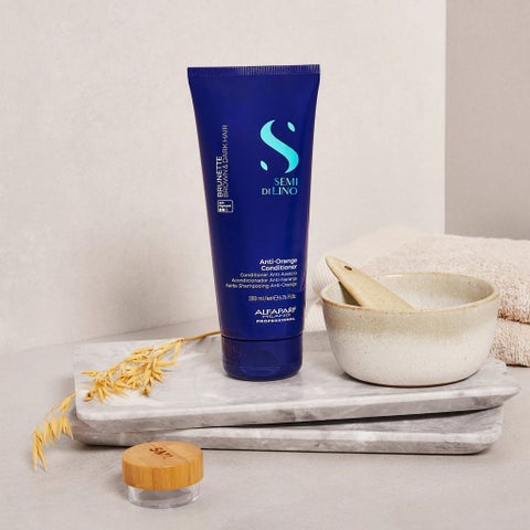 Alfaparf Semi Di Lino Brunette Anti-Orange Conditioner 200ml