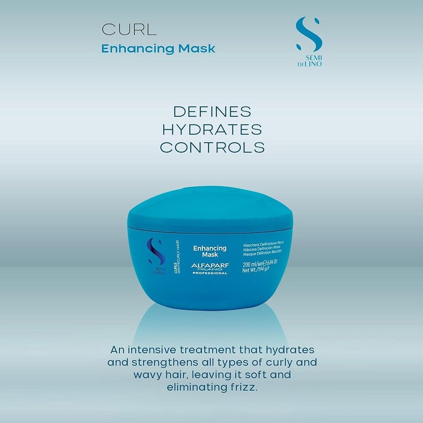 Alfaparf Semi Di Lino Curls Enhancing Hair Mask 200ml