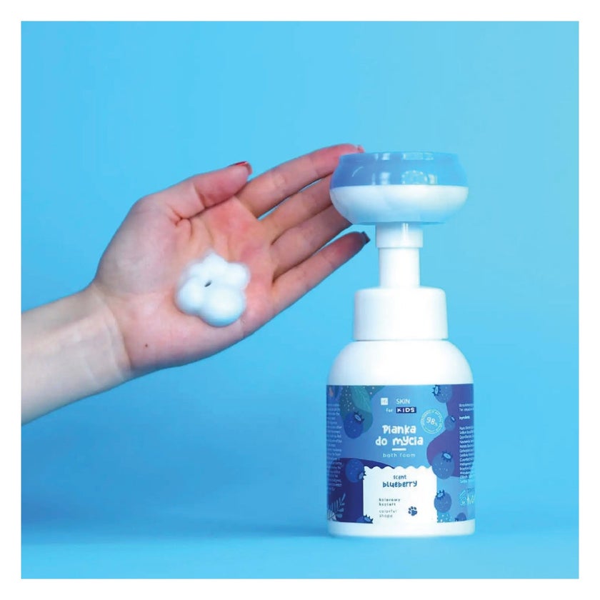 Hiskin Blueberry Body Bath Foam For Kids 300ml