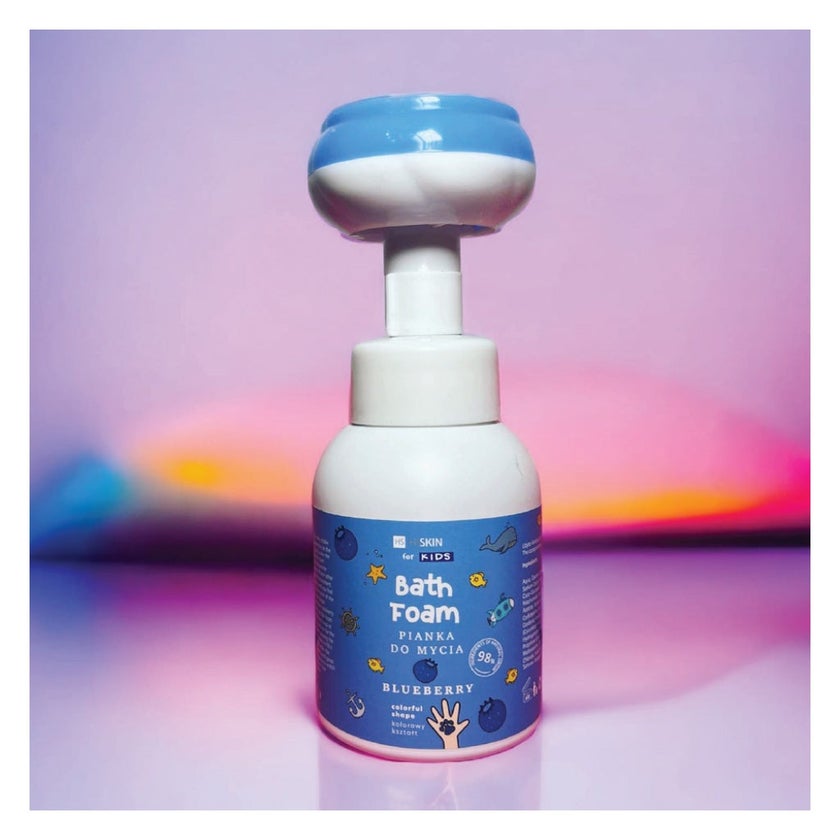 Hiskin Blueberry Body Bath Foam For Kids 300ml