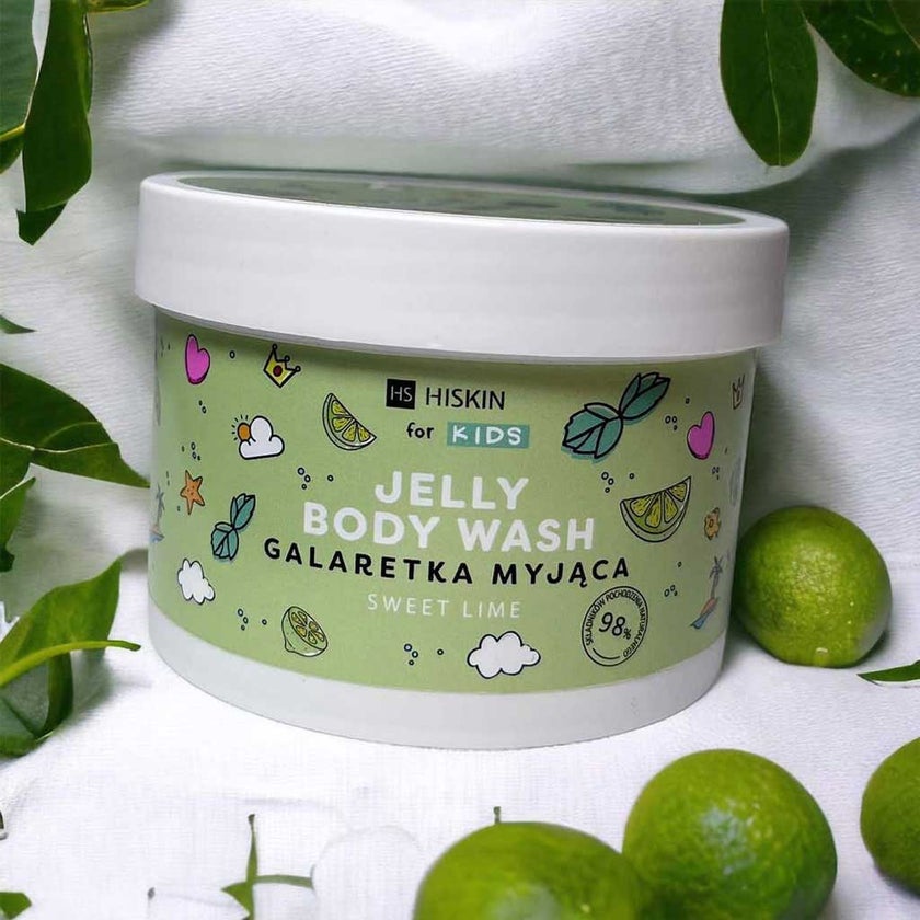 Hiskin Limone & Mint Jelly Body Wash For Kids 150ml