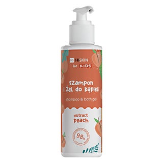 Hiskin Gel Peach Shampoo & Bath For Kids 280ml