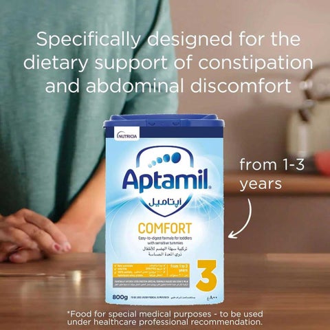 Aptamil Stage 3 Comfort Milk Formula For 1-3 Years 800g