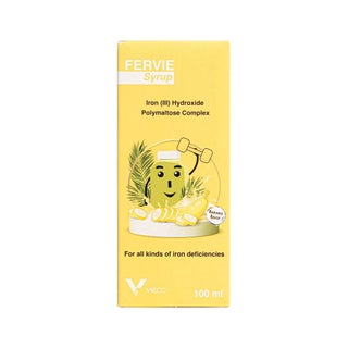 Vieco Fervie Banana Flavored Syrup For Kids & Adults 100ml