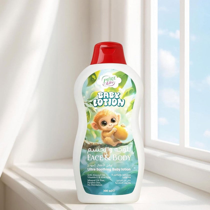 Pure Life Ultra Soothing Baby Lotion for Face & Body 300ml