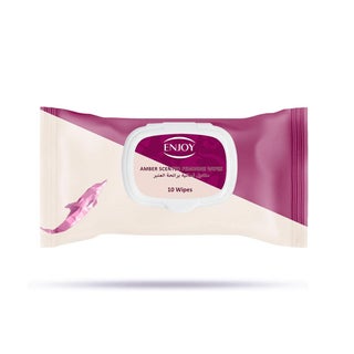 Enjoy Amber Scented Feminine Wipes, Pack of 10's