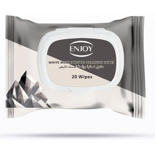 Enjoy White Musk Scented Feminine Wipes, Pack of 20's