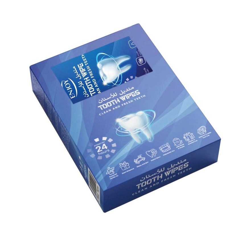 Enjoy Tooth Wipes For Clean & Fresh Teeth, Pack of 12's