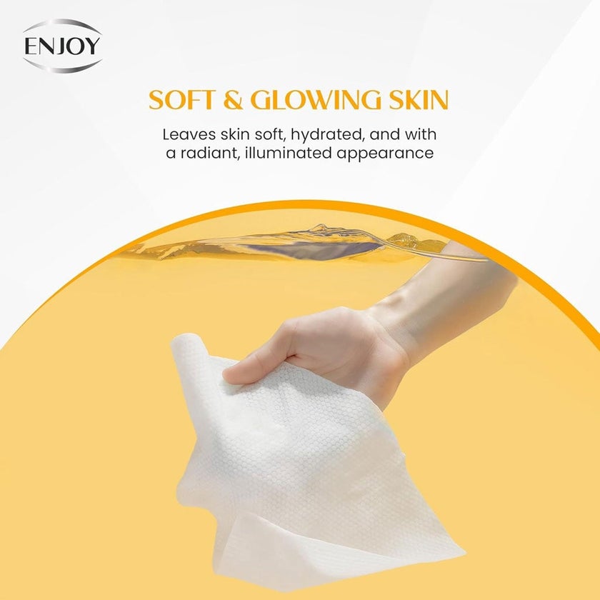 Enjoy Brightening Vitamin C Facial Wipes, Pack of 25's